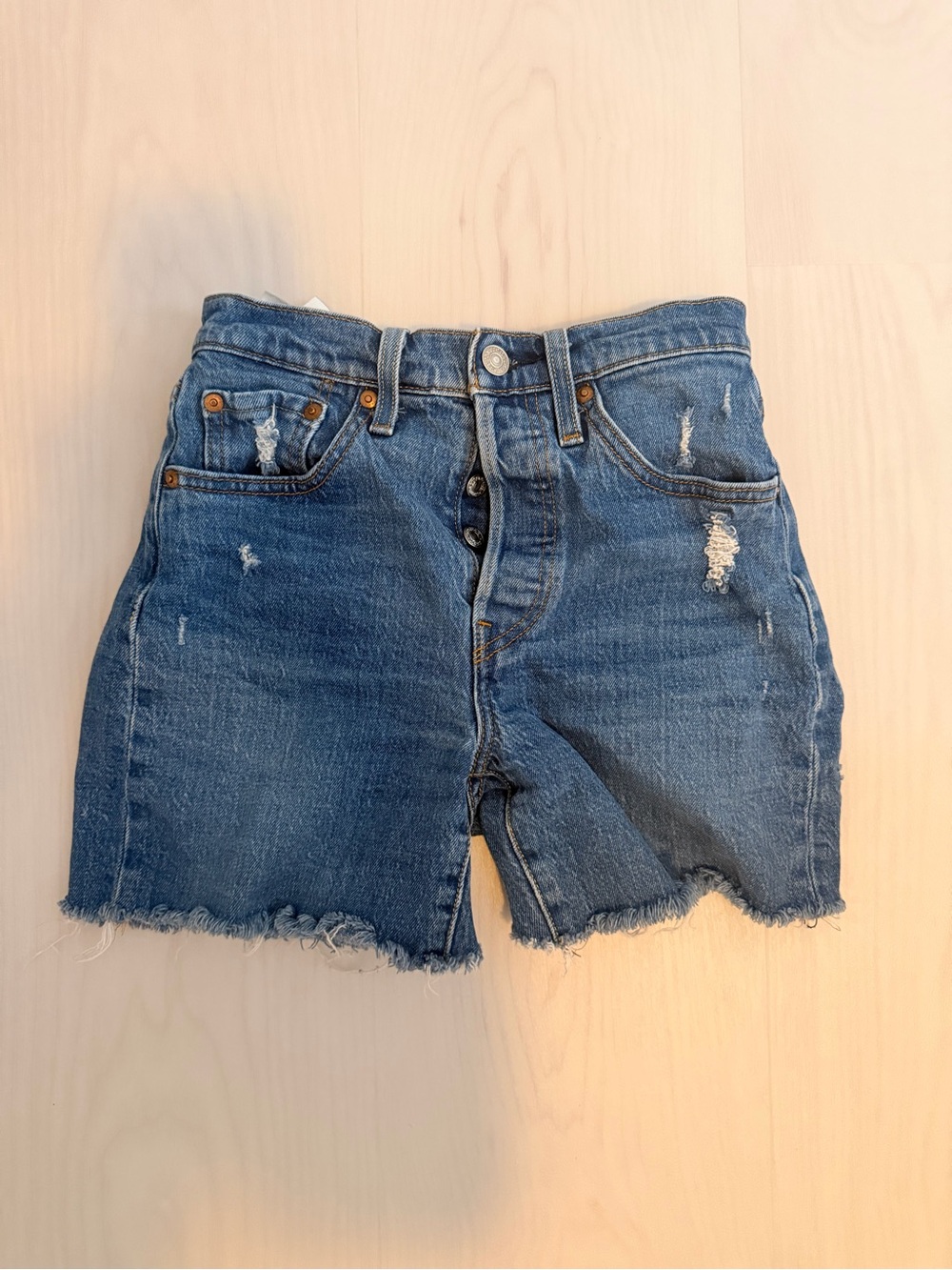Levi’s Classic 501s Denim Jorts (Shorts) - Blue